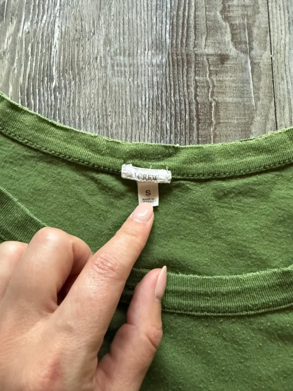 Distressed J.Crew T Shirt